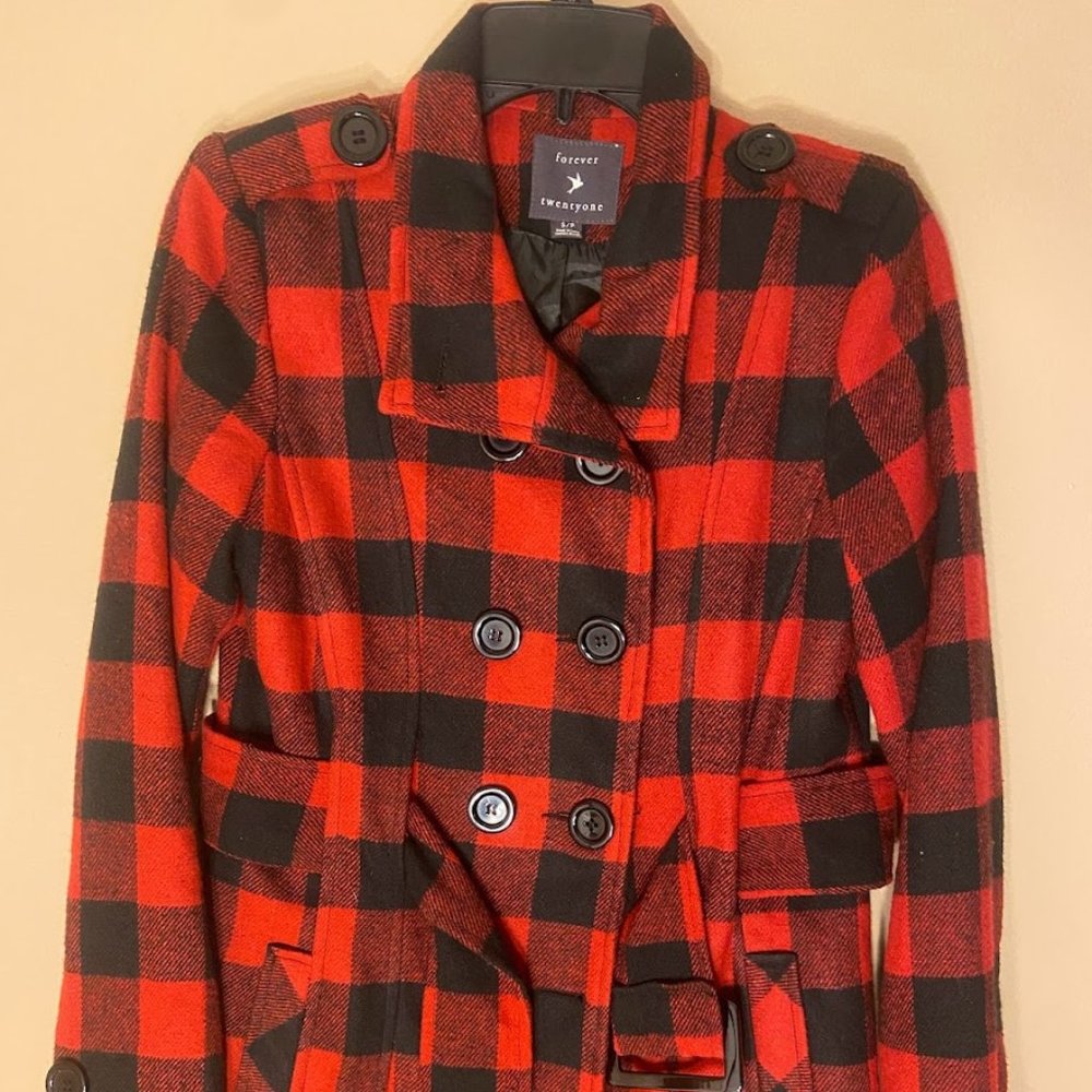 Forever Twenty Double-Breasted Peacoat